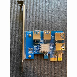 PCI-e x16 1-Port to 4-Port 変換アダプタ(PCパーツ)