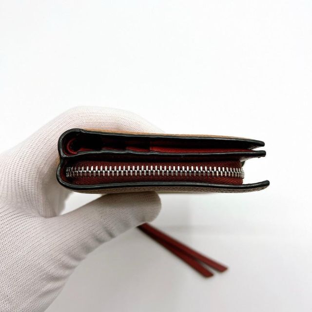 特売 ロエベ コンパクト ジップウォレット アナグラム 二つ折り財布