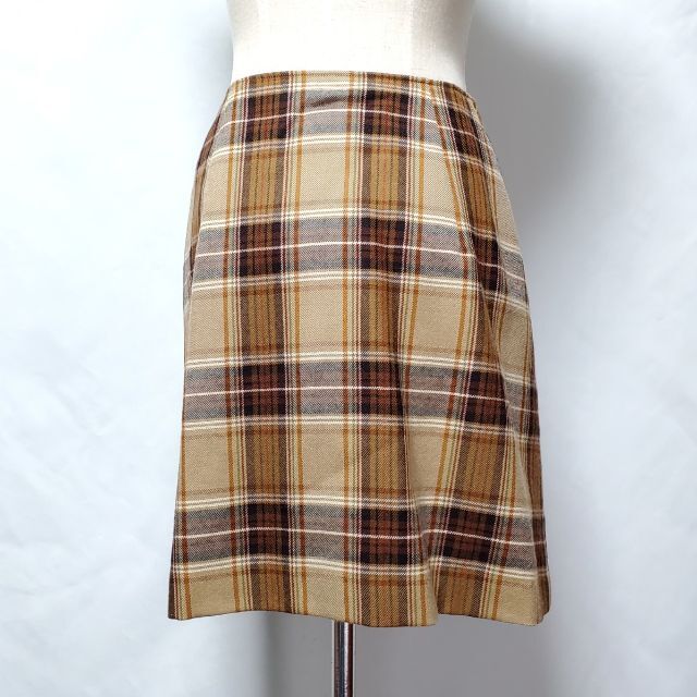 SCOT CLUB(スコットクラブ)のSCOT CLUB スコットクラブ チェック柄 巻スカート サイズ9 (約Mサイ レディースのスカート(ミニスカート)の商品写真