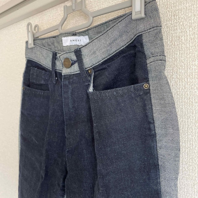 Ameri VINTAGE(アメリヴィンテージ)のAMERI vintage デザイン デニム denim レディースのパンツ(デニム/ジーンズ)の商品写真