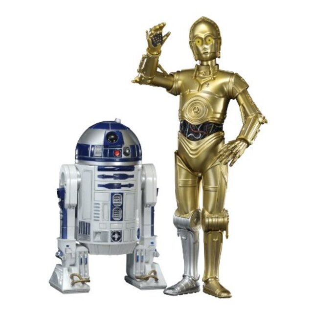 コトブキヤ スター・ウォーズ ARTFX+ R2-D2 & C-3PO 1/10スケール PVC塗装済み簡易組立キット g6bh9ry