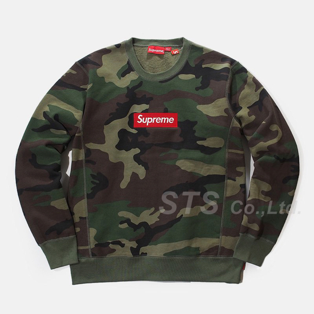 Supreme Box Logo Crewneck Sweatshirt 迷彩Camouflageサイズ