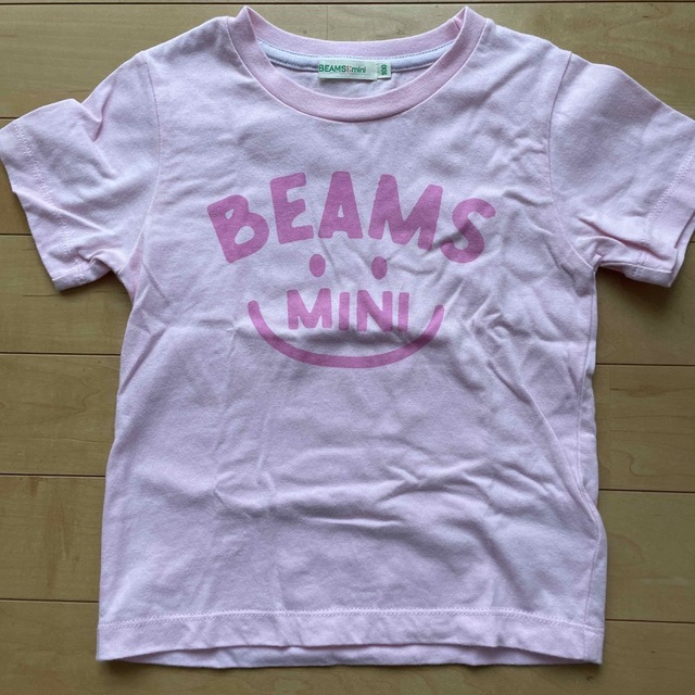 BEAMS(ビームス)のBEAMS mini 半袖Tシャツ　ピンク キッズ/ベビー/マタニティのキッズ服女の子用(90cm~)(Tシャツ/カットソー)の商品写真