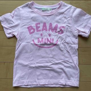 ビームス(BEAMS)のBEAMS mini 半袖Tシャツ　ピンク(Tシャツ/カットソー)