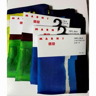 ユニクロ(UNIQLO)のユニクロ マルニ スカーフ 4枚セット(バンダナ/スカーフ)