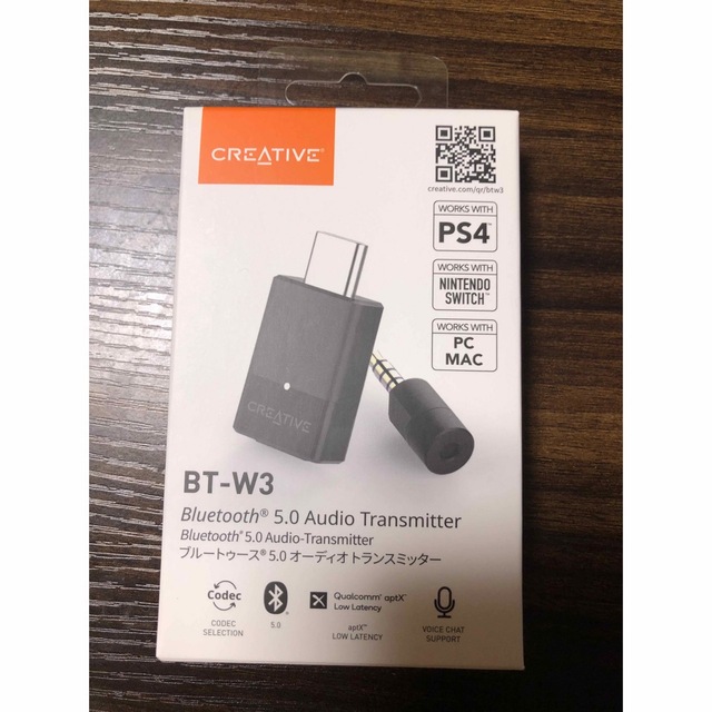 Creative BT-W3 オーディオトランスミッター スマホ/家電/カメラのPC/タブレット(PC周辺機器)の商品写真