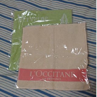 ロクシタン(L'OCCITANE)の未開封L'OCCITANEノベルティミニタオル✖️2(ノベルティグッズ)