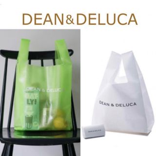  DEAN&DELUCAショッピングバッグEVAライムグリーンミニマムエコバッグ