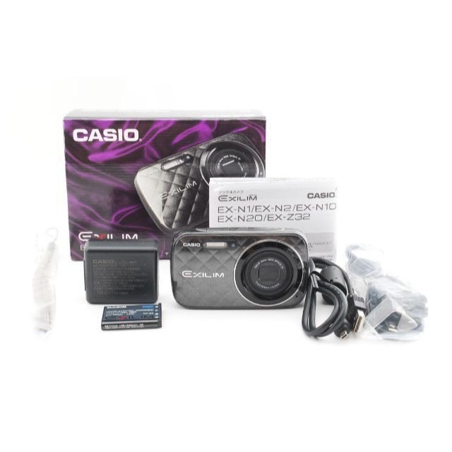 【C2675】美品 カシオ CASIO EX-N10 デジタルカメラ5倍撮影枚数