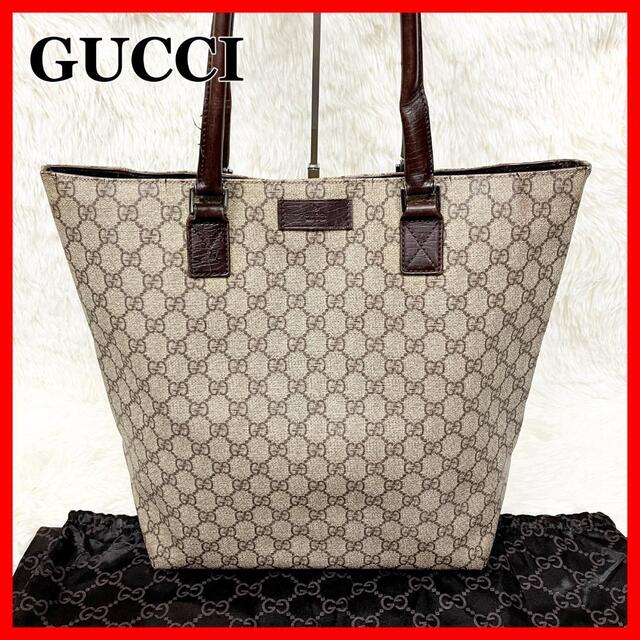 グッチ☆GUCCI】 トートバッグ GGキャンバス シェリーライン-