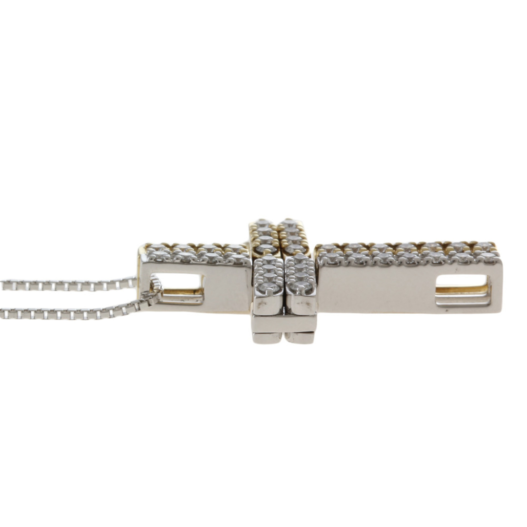 タサキ TASAKI ダイヤモンド/0.09ct デザイン ネックレス K18W タサキ TASAKI ダイヤモンド/0.09ct デザイン ネックレス K18W