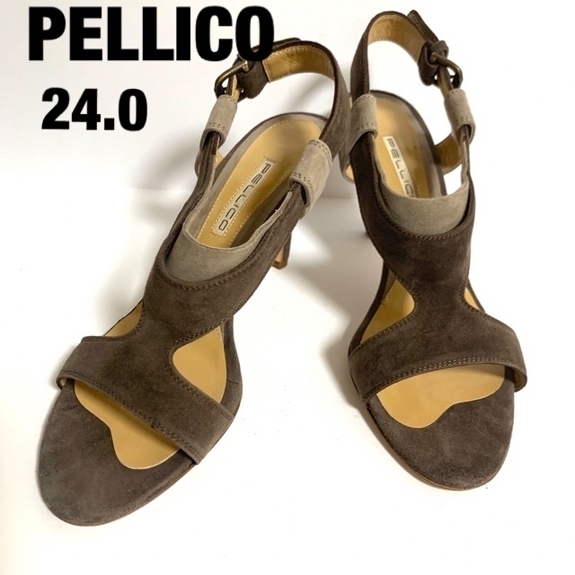 【極美品】値下げ☆PELLICOペリーコ・ストラップサンダル・スエード・茶・37 | フリマアプリ ラクマ