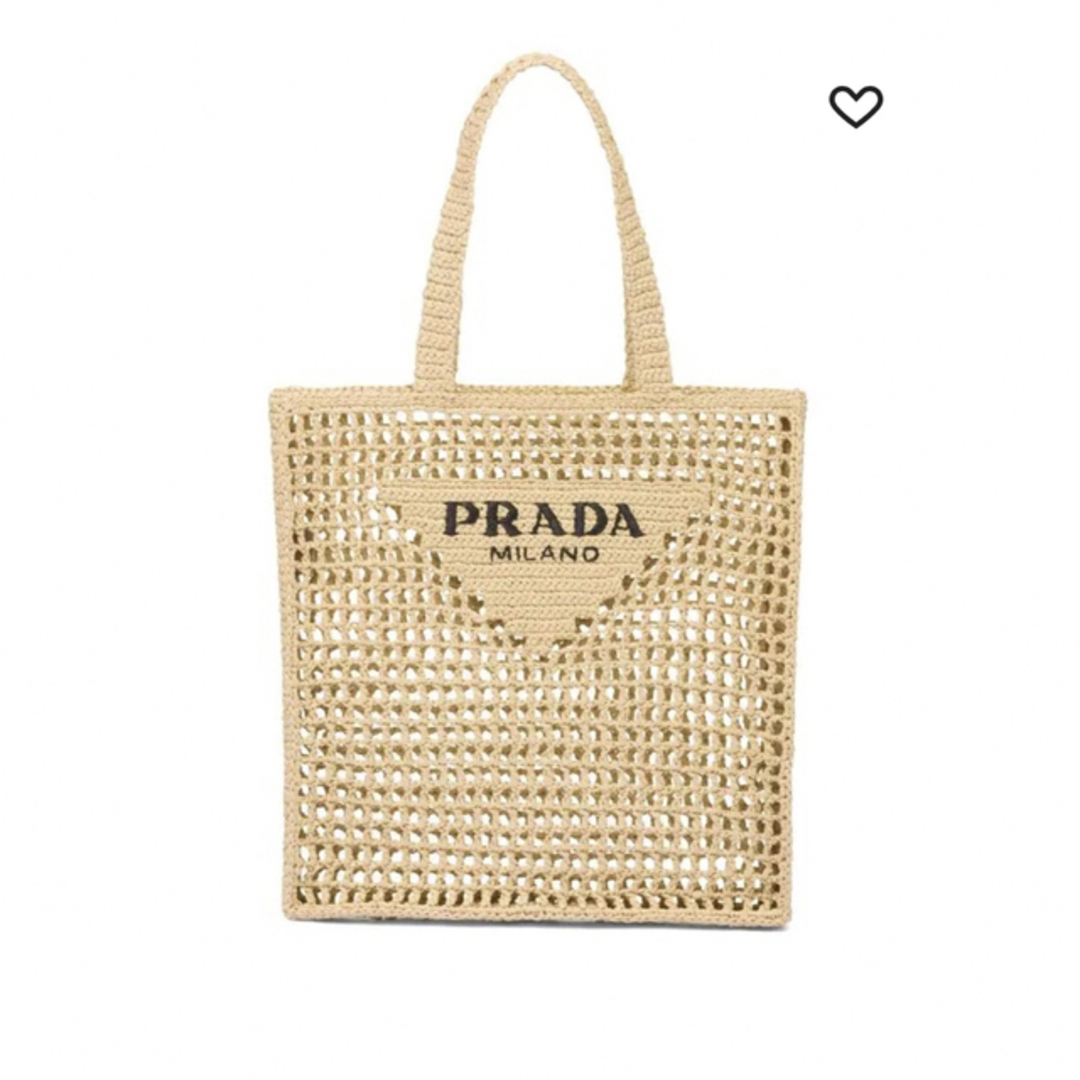 PRADA(プラダ)の【新品未使用】prada ラフィアバック　 レディースのバッグ(かごバッグ/ストローバッグ)の商品写真