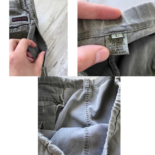 珍品 90s usa製 grammici アルファグリーン クライミングパンツ-