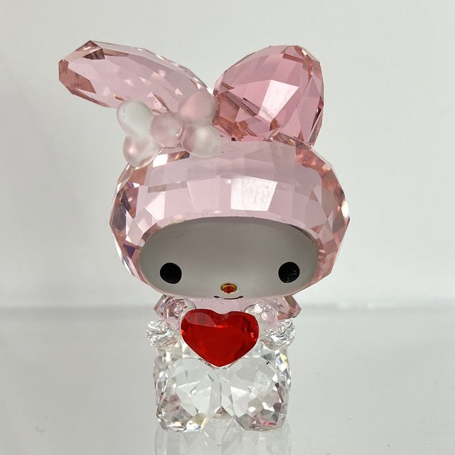 極美品 Swarovski My Melody Red Heart-
