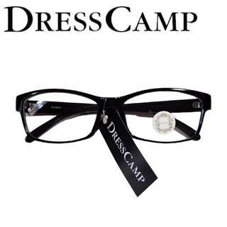ドレスキャンプ(DRESSCAMP)の新品　ドレスキャンプ　セルフレーム　伊達メガネ　眼鏡　ブラック(サングラス/メガネ)