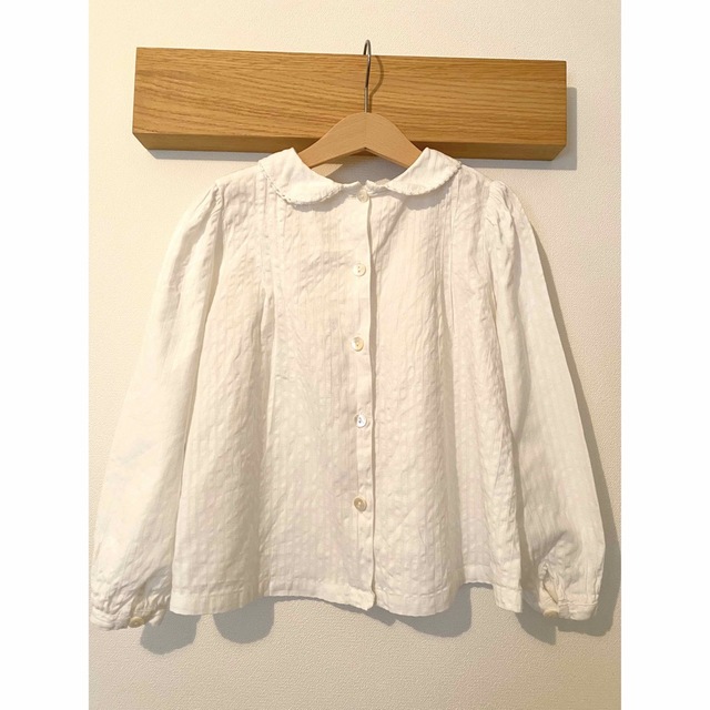 Little Cotton Clothes リトルコットンクローズ　丸襟ブラウス キッズ/ベビー/マタニティのキッズ服女の子用(90cm~)(ブラウス)の商品写真