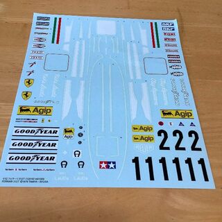 デカール☆フェラーリ 1/12　312T(模型製作用品)