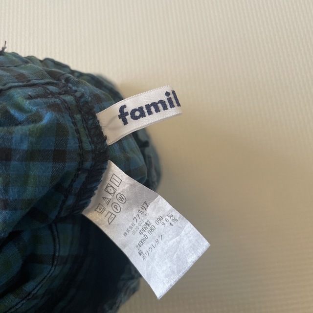 familiar(ファミリア)の80サイズ　familiar チェック半ズボン キッズ/ベビー/マタニティのベビー服(~85cm)(パンツ)の商品写真