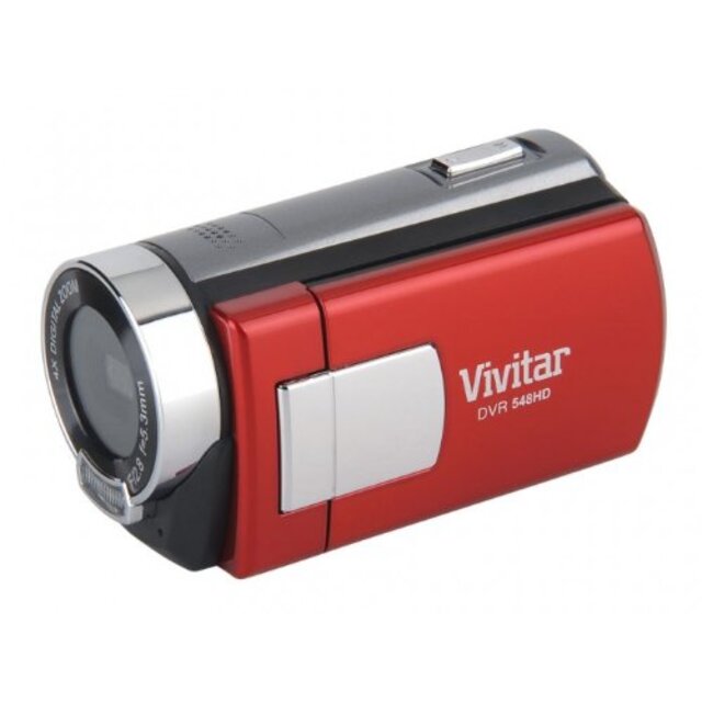 Vivitar 5.1 MP HD 4X Digital Camcorder Recorder 548 w/ 2-inch Screen Red by Vivitar g6bh9ry
