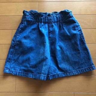 ジーユー(GU)の★GU デニム ショートパンツ、カーキショートパンツ 130(パンツ/スパッツ)