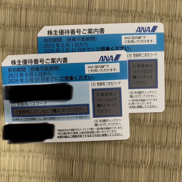 ANA(全日本空輸)(エーエヌエー(ゼンニッポンクウユ))の専用 チケットの優待券/割引券(その他)の商品写真