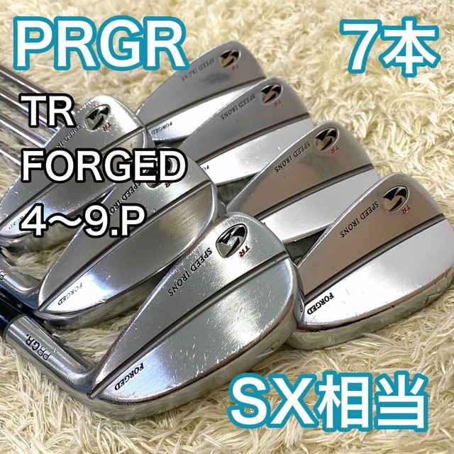 プロギア TR スピードアイアン 7本 右利き ゴルフクラブ PRGR SX