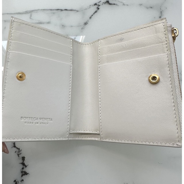 Bottega Veneta - ボッテガヴェネタ ミニ財布 コンパクトウォレット 白
