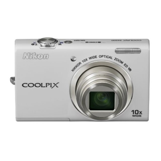 Nikon デジタルカメラ COOLPIX (クールピクス) S6200 ナチュラルホワイト S6200WH g6bh9ry