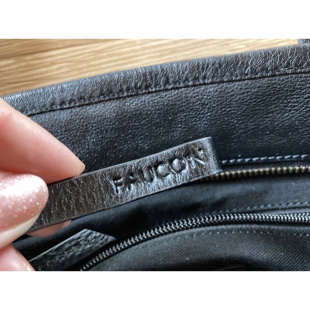FAUCON / Hawk company フォコン レザー トートバッグ 黒 レディースのバッグ(トートバッグ)の商品写真
