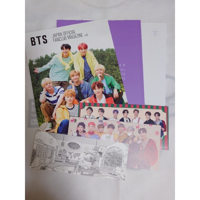 防弾少年団(BTS)(ボウダンショウネンダン)のBTS FC 会報 Xmas CARD セット エンタメ/ホビーのタレントグッズ(アイドルグッズ)の商品写真