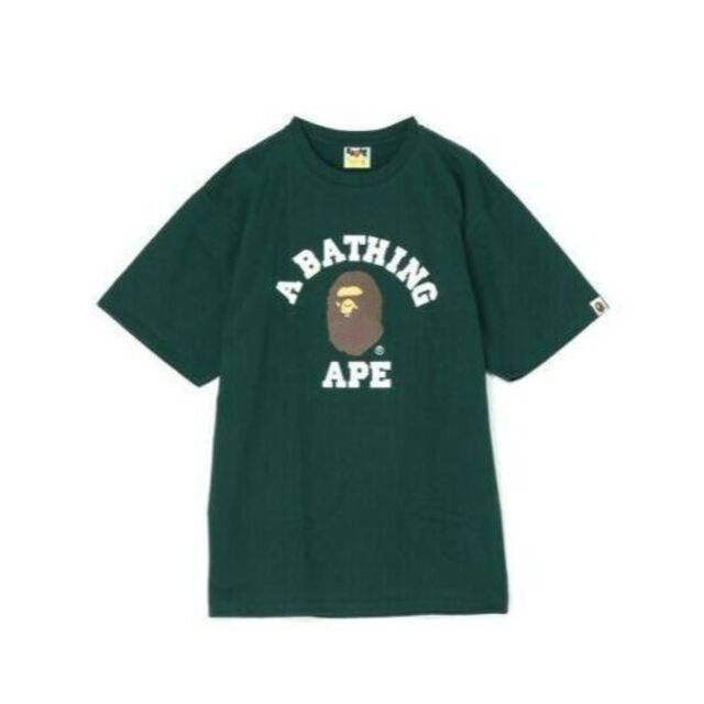 A BATHING APE(アベイシングエイプ)の未開封 XL A Bathing Ape Tシャツ  新色 グリーン 正規品 メンズのトップス(Tシャツ/カットソー(半袖/袖なし))の商品写真