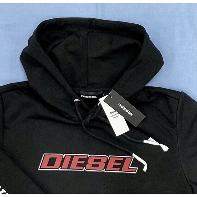 新品 DIESEL パーカー Sサイズ ブラック