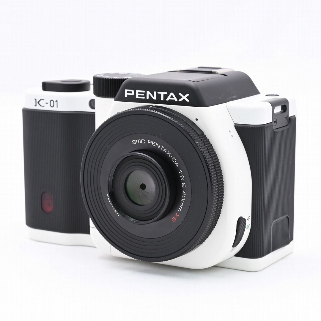 PENTAX K-01 レンズキット ホワイト/ブラック | フリマアプリ ラクマ