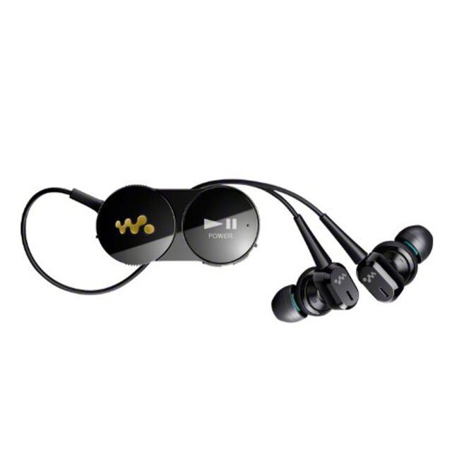 SONY カナル型ワイヤレスイヤホン ウォークマン用 ノイズキャンセリング Bluetooth対応 ブラック MDR-NWBT10N/B g6bh9ry