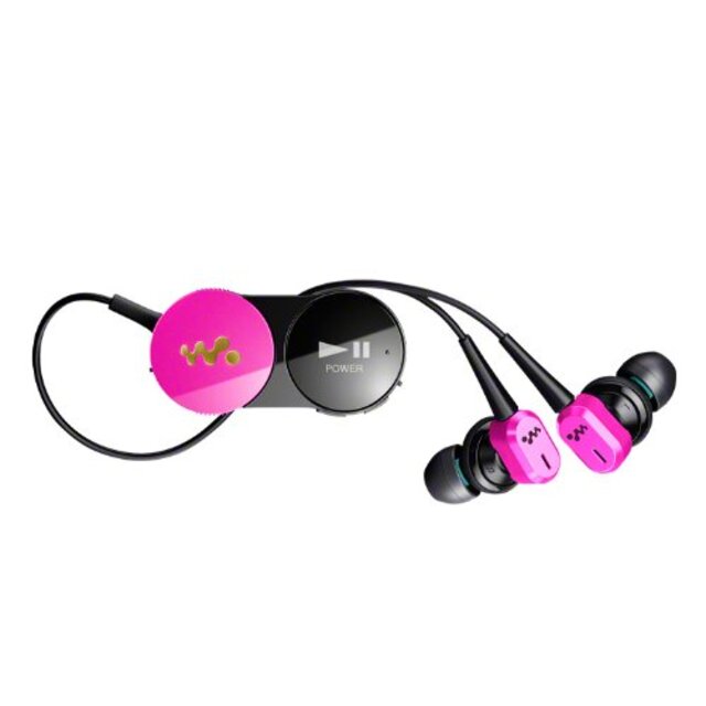 SONY カナル型ワイヤレスイヤホン ウォークマン用 ノイズキャンセリング Bluetooth対応 ピンク MDR-NWBT10N/P g6bh9ry