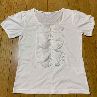 アーヴェヴェ(a.v.v)のa.v.v standard  フリルTシャツ(Tシャツ(半袖/袖なし))