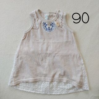 エスティークローゼット(s.t.closet)のトップス ワンピース 90 女の子 ノースリーブ リオ リトルエスティーby(ワンピース)