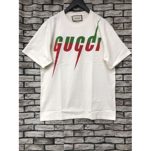 Gucci - GUCCI グッチ☆565806 XJAZY ブレードロゴプリントTシャツの