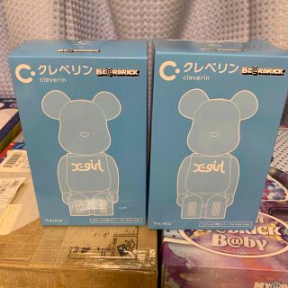 cleverin × BE@RBRICK × X-girl クレベリン2個(その他)