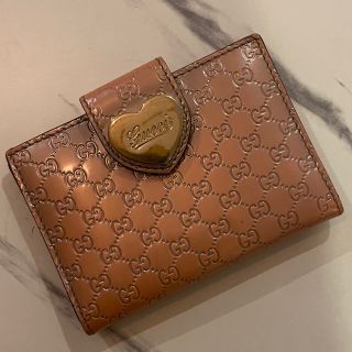 グッチ(Gucci)のgucci カードケース ピンク(名刺入れ/定期入れ)