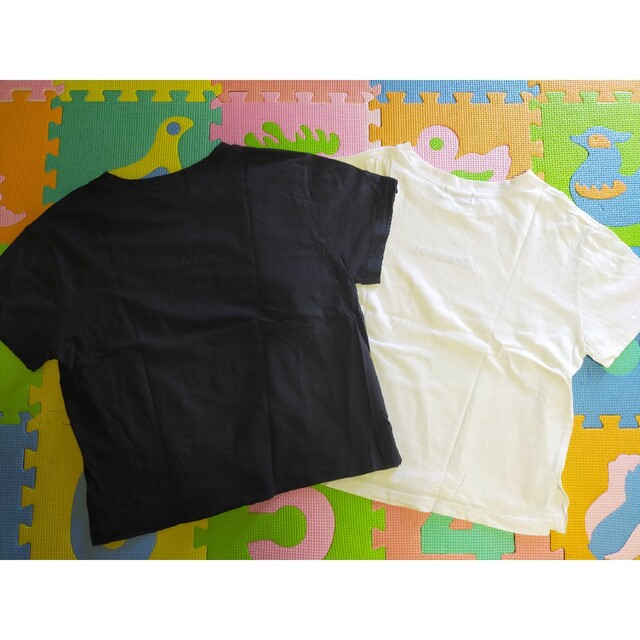 KANGOL(カンゴール)のKANGOL 半袖Tシャツ ホワイト＆ブラック2枚セット レディースのトップス(Tシャツ(半袖/袖なし))の商品写真
