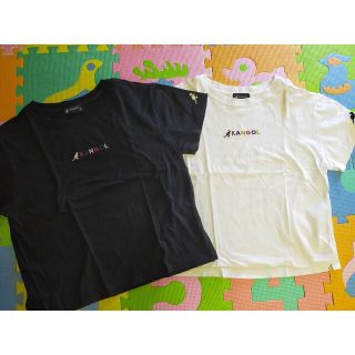 カンゴール(KANGOL)のKANGOL 半袖Tシャツ ホワイト＆ブラック2枚セット(Tシャツ(半袖/袖なし))