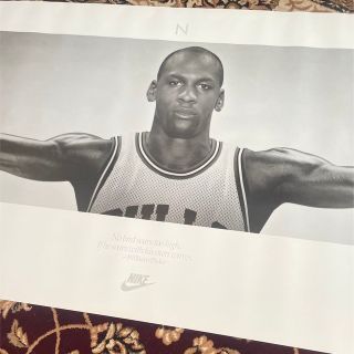 nike jordan 特大ポスター　当時物　確実正規品