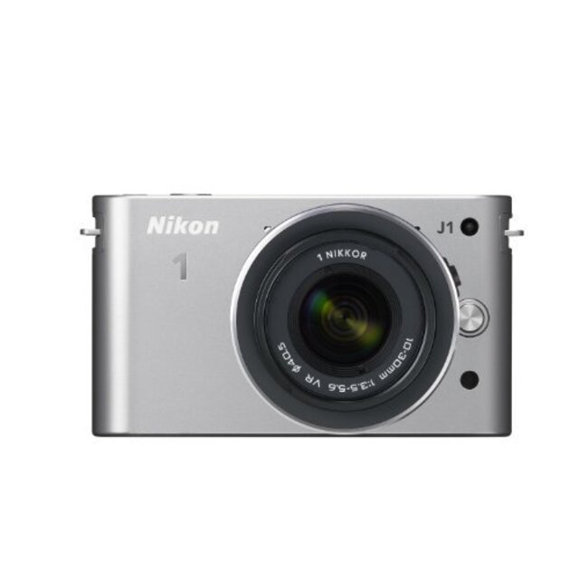 Nikon ミラーレス一眼カメラ Nikon 1 (ニコンワン) J1 (ジェイワン) 標準ズームレンズキット シルバーN1 J1HLK SL g6bh9ry