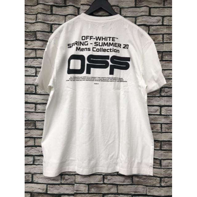 OFF WHITE オフホワイト★20SS コレクションロゴプリントTシャツ