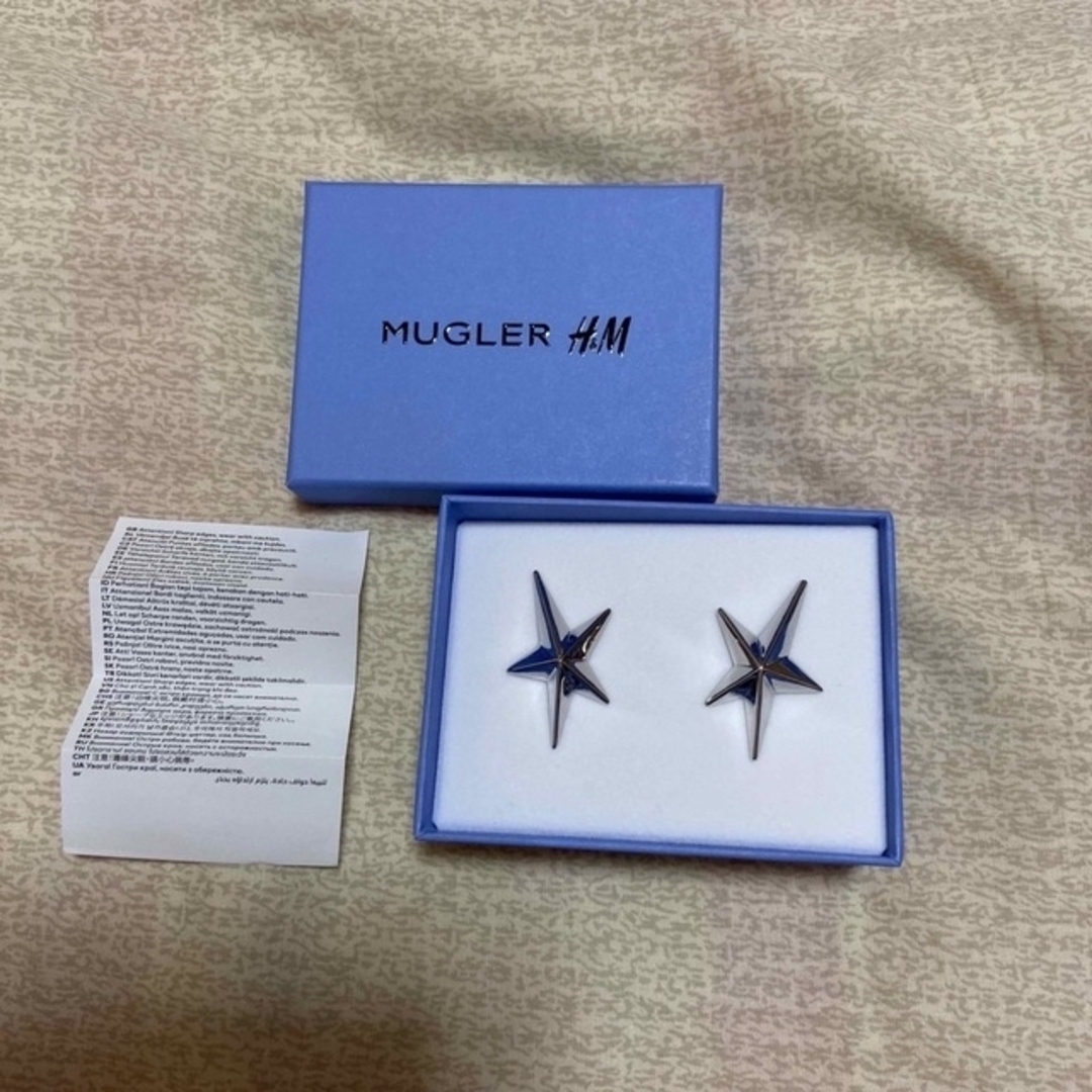 新品　H&M ×mugler コレクション　イヤリング