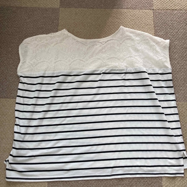 ボーダーTシャツM レディースのトップス(Tシャツ(半袖/袖なし))の商品写真