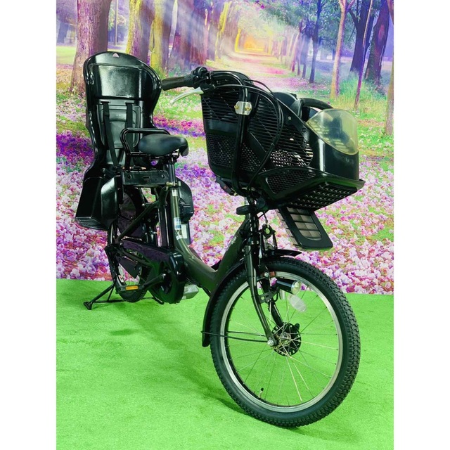 ☆➁ 5229子供乗せ電動アシスト自転車ヤマハ3人乗り対応20インチ