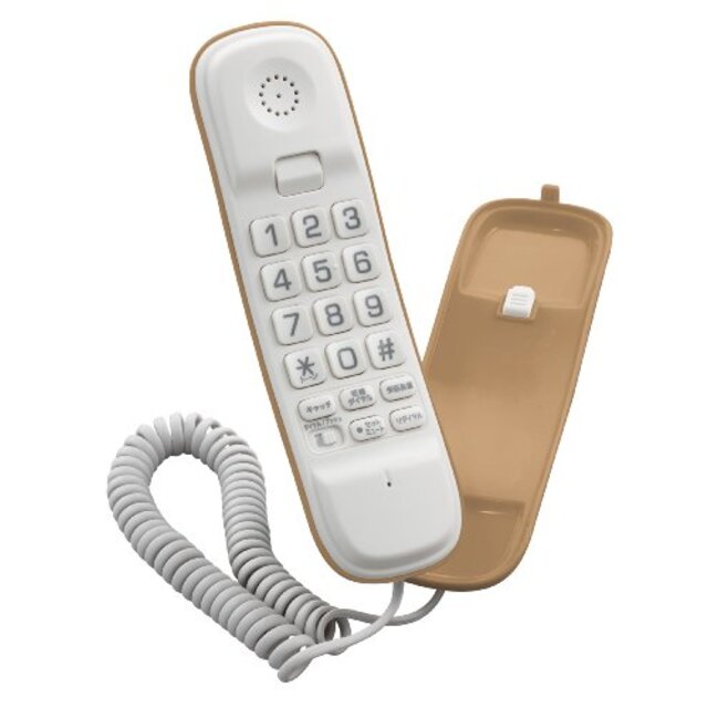 Uniden コード付電話機 カフェラテ UTP-100(LA) g6bh9ry